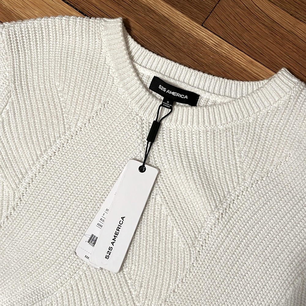 525 America White Sweater - Picture 2 of 8